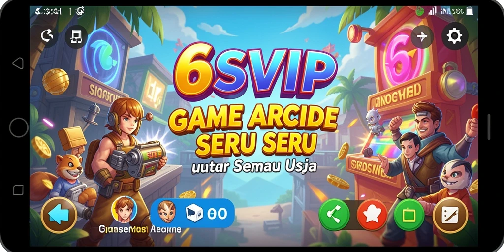 Screenshot gameplay menunjukkan aksi seru dalam 6SVIP.