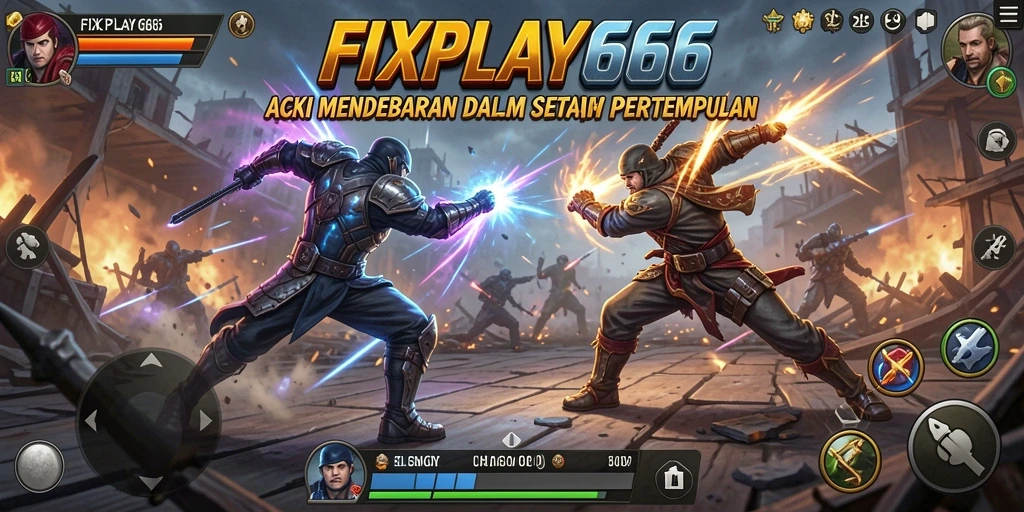 Tampilkan serunya gameplay Action FIXPLAY666 dengan pertarungan mendebarkan.