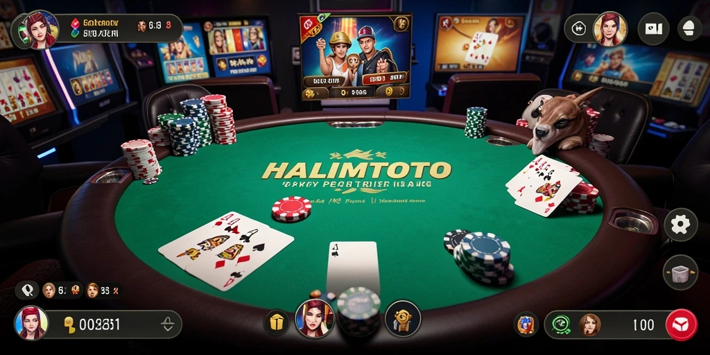 Gameplay seru dan interaktif di HALIMTOTO.