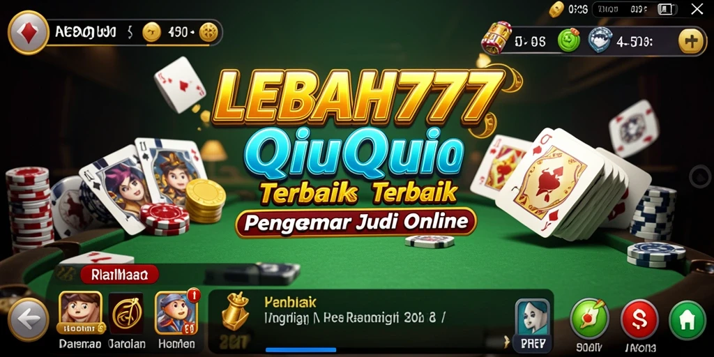 Tampilan menarik dari gameplay QiuQiu di LEBAH777.