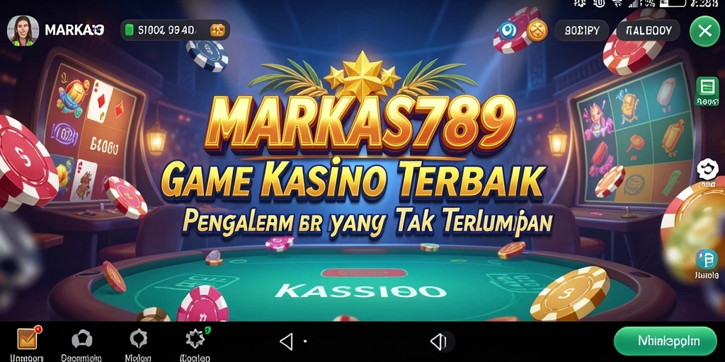 Tampilan utama MARKAS789 dengan pengalaman bermain Kasino yang memikat.