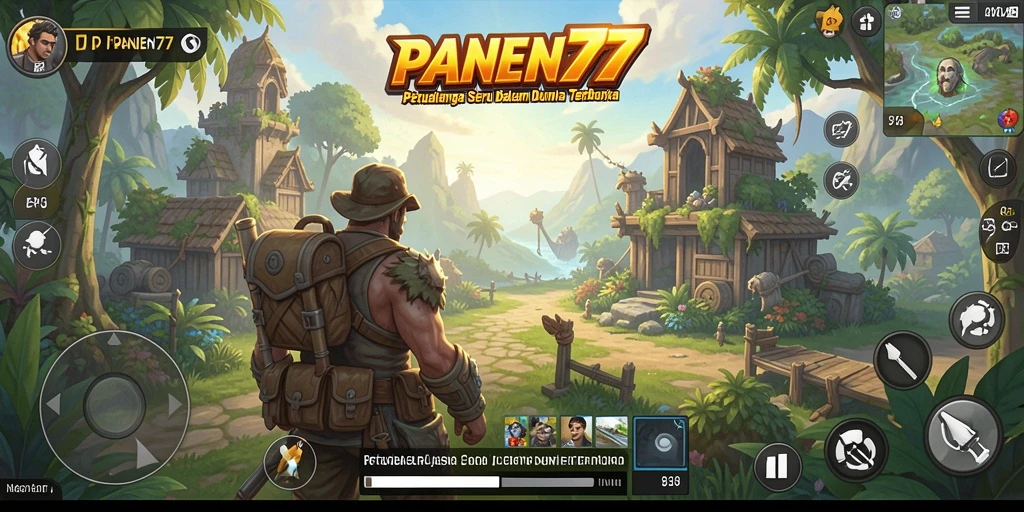 Tangkapan layar dari gameplay seru di dunia terbuka PANEN77.