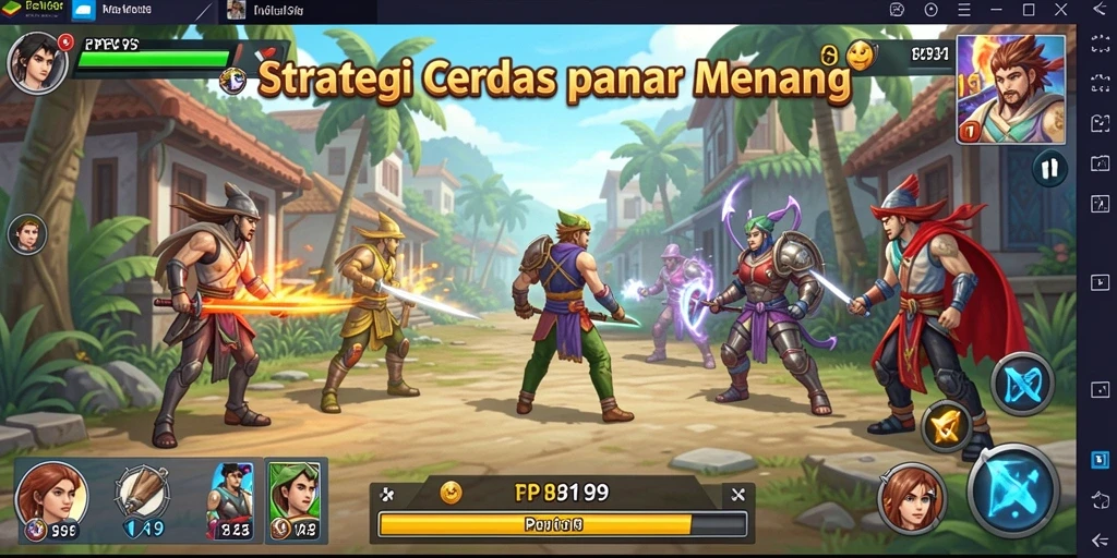 Tampilan mendebarkan dari aksi strategi PPV99 yang seru.