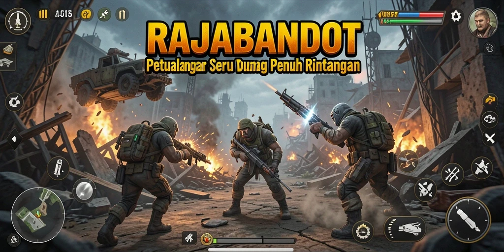Gameplay RAJABANDOT yang penuh warna dan menantang.