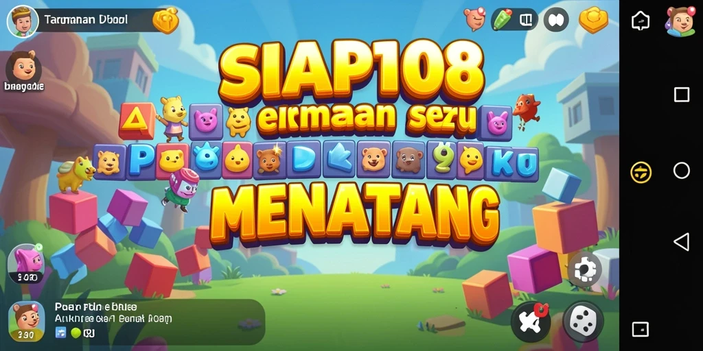 Tampilan gameplay menarik dari game puzzle SIAP108.